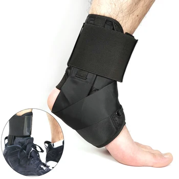 Verstelbare Enkelbrace Ondersteuning Lace Up Enkel Bescherming Mouw Tendinitis Verstuiking Preventie Voet Stabilizer Enkel Protector