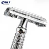 BAILI Butterfly Double Edge Safety Razor Stainless Wet Shaving Shaver for Beard Barber Men Women with Travel Case & Blade BR179T 4