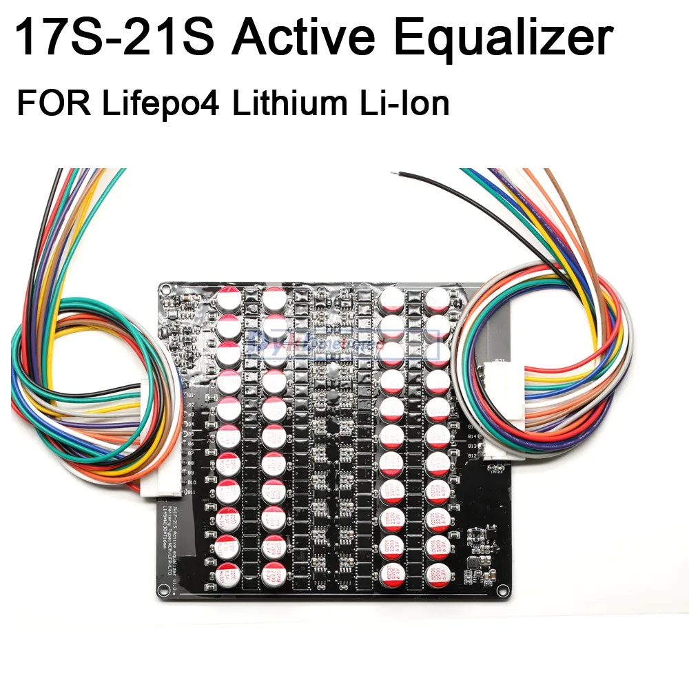

Active Equalizer 17S - 21S 20S high current 5A current Li-ion Lifepo4 Lithium battery protection board capacitor balance 60V 72V