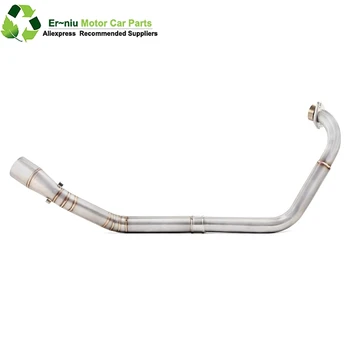 

R15 motorcycle slip-on exhaust connector contact middle pipe For Yamaha YZF R15 MT-15 V3 R125 2008-2019 MT 125