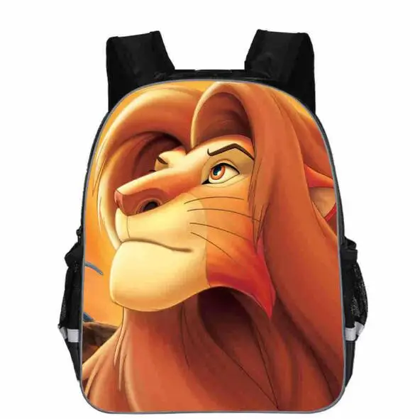 as pictures Simba Король Лев школьный рюкзак для детей, мальчиков и девочек мультфильм Король Лев школьные сумки для девочек дошкольников детский сад сумка - Цвет: as pictures