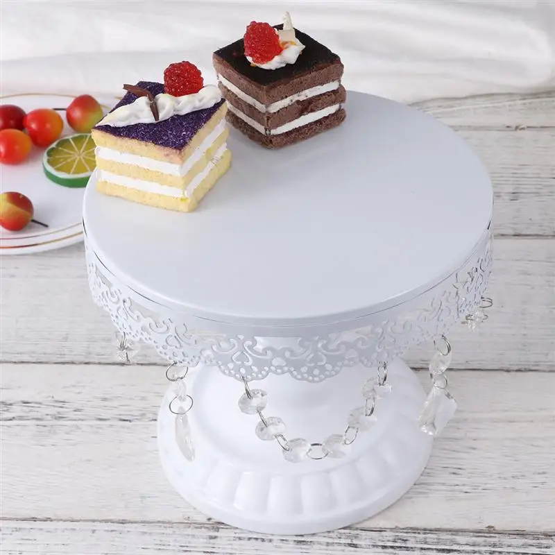 OUNONA Tron Хрустальная подставка для торта, подставка для свадебного торта, круглая подставка для торта на свадьбу, день рождения, вечеринку, десерт, подставка для кекса