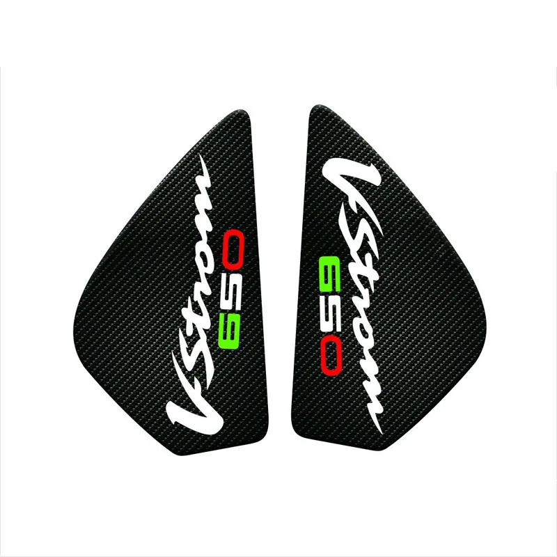 3D Motorcycle Anti slip Tank Pad Sticker Pad Side Gas Knee Grip Protector For SUZUKI V-Strom650 DL650 V-Strom 650 DL 650 VStrom - Цвет: 4