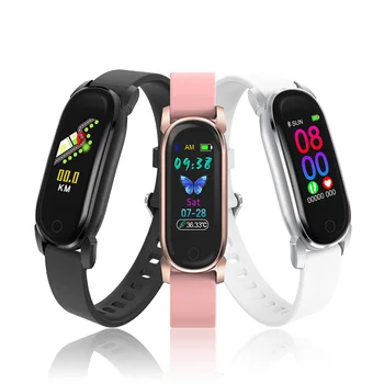 

Smart Fitness Bracelet SmartWatchwomenTemperature Measuring BloodPressure Meter Step Motion Amazfit Band 5 Fashion SmartBracelet