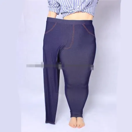 Белые женские брюки, осень и зима, элегантные женские брюки, плюс размер, 5XL, сексуальные женские брюки, черные, синие, высокая прочность, брюки-карандаш, M831
