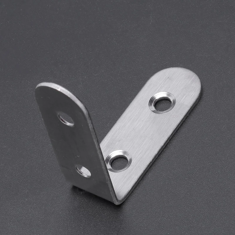 New 10 x Stainless Steel Shelf Support Corner Brace Angle Bracket 50x50mm