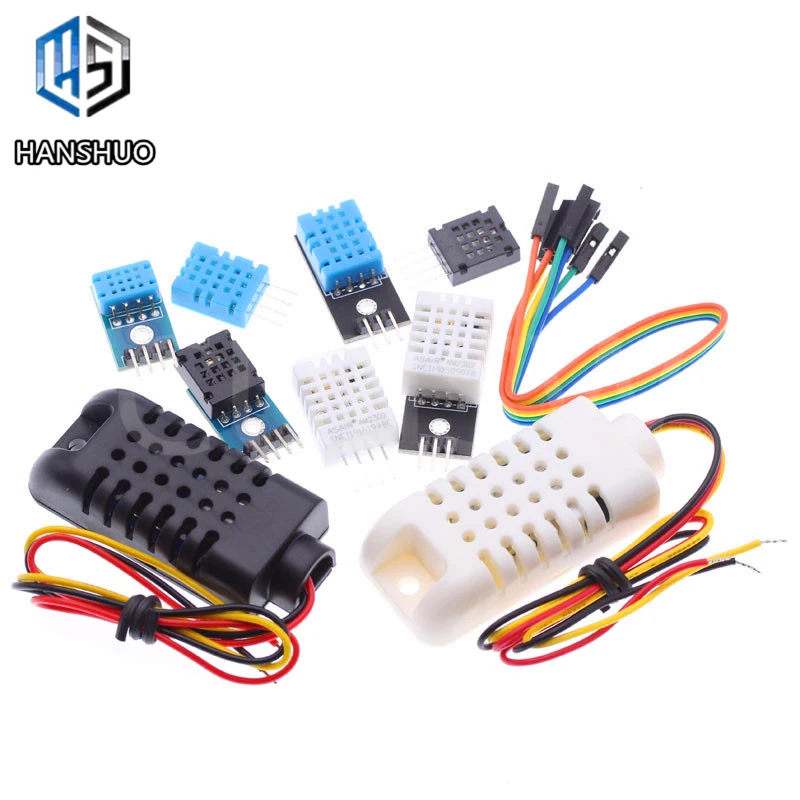 Цифровой датчик температуры DHT11 y humedad DHT22 AM2302B AM2301 AM2320 para Arduino AM2302|Приборы для
