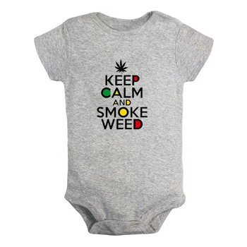 Keep Calm And Smoke Weed Onesie