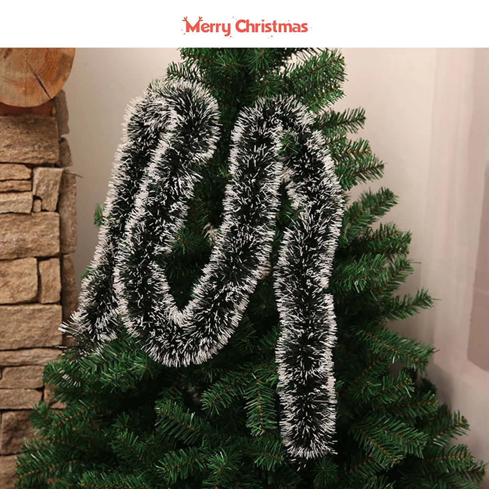 

2m christmas color ribbon christmas tree hanging dark green white many shape christmas tree ornaments dropshipping