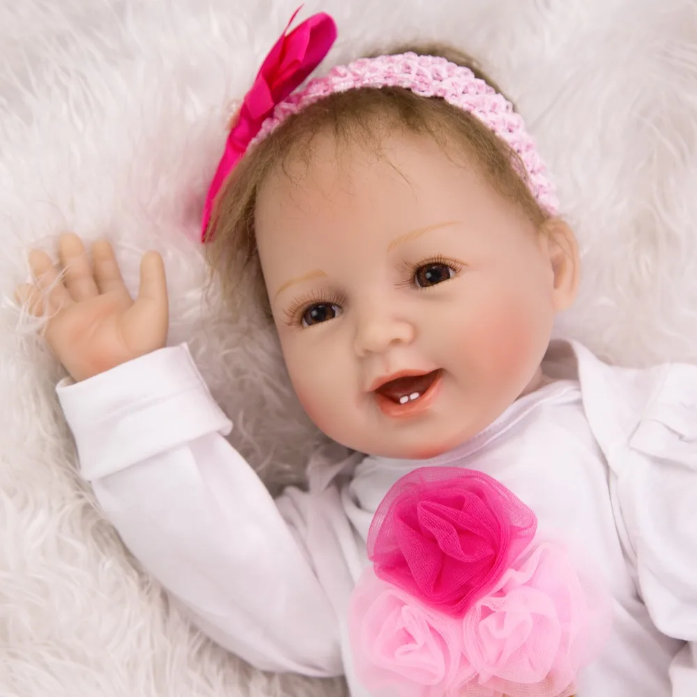 Кукла реборн силиконовая виниловая 55 см|reborn bonecas|baby reborn dollsdoll |
