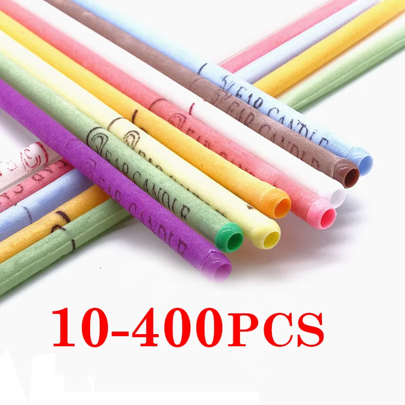 10-40PCS Ear Candle Hopi Cleaner Wax Removal Candles Treatment Care Healthy Hollow Cone Indian Aromatherapy | Красота и здоровье