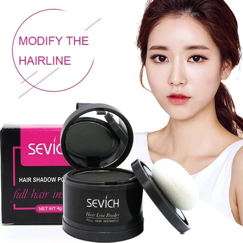 

Sevich Hair Fluffy Powder Water Proof Hair Line Powder Black Brown Instantly Root Cover Up Hair Shadow Powder Unisex 10 color