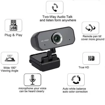 

1080P Auto Focus HD Webcam Built-in Microphone High-end Video Call Camera Web Camera For PC Laptop For Online Teaching