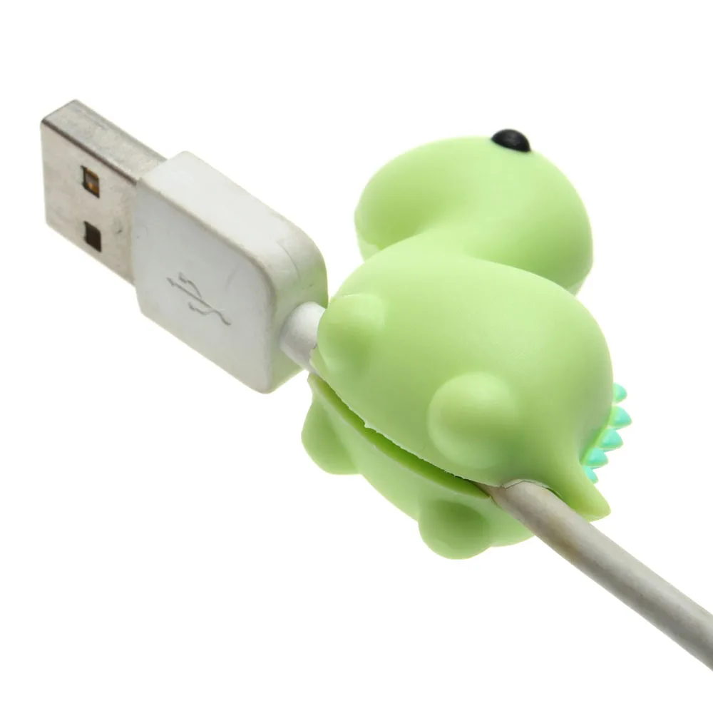 1 шт. кабель протектор для телефона кабель Зарядное устройство USB кабель намотка-держатель аксессуар органайзер милый животный кукла модель забавное новое поступление