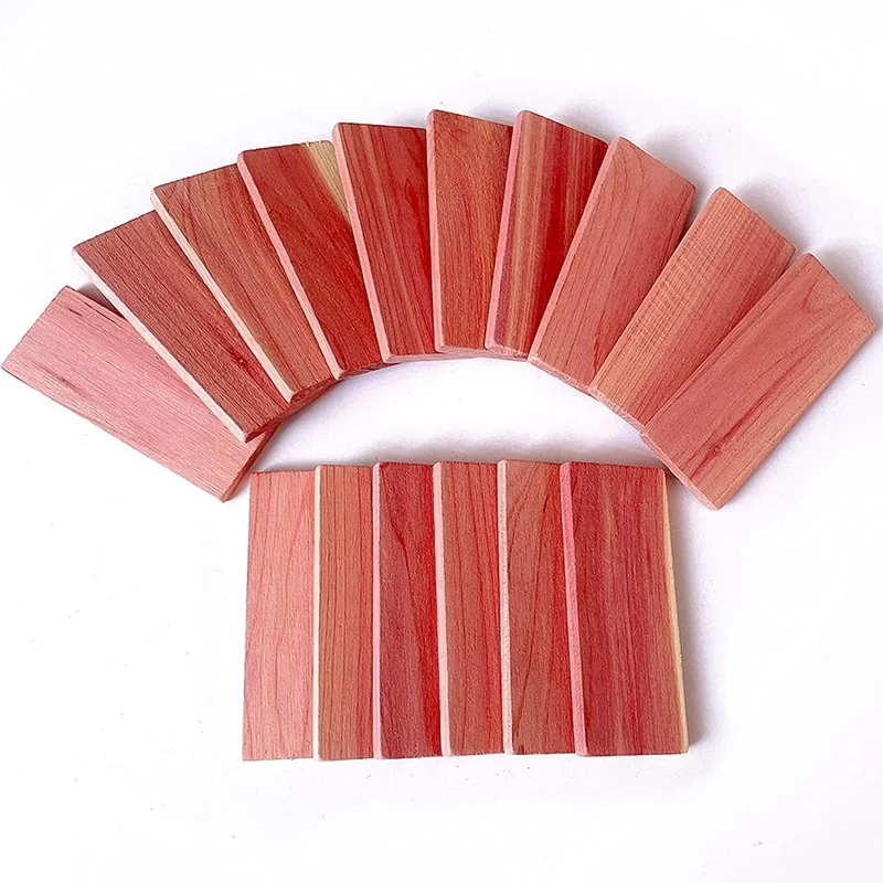 16 Pack Cedar Blocks for Closet,Red Cedar Blocks for Storage, Aromatic