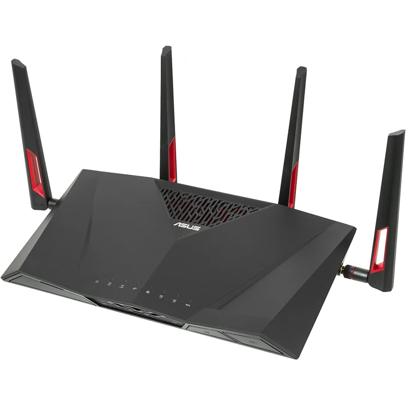 Роутер беспроводной Asus RT-AC88U AC3100 10/100/1000BASE-TX/4G ready черный