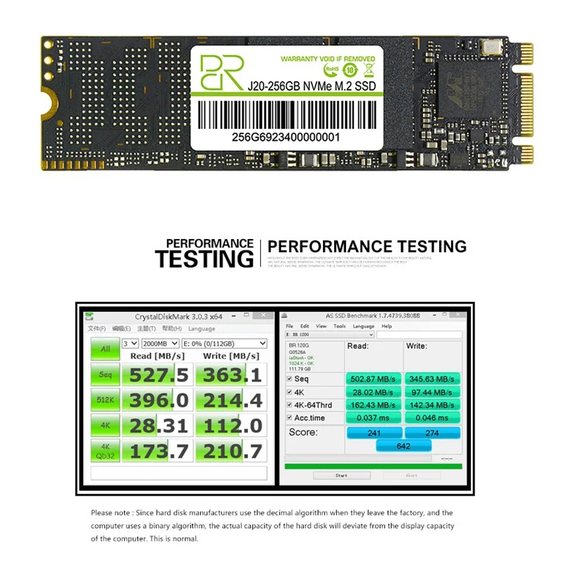 BILLION резервуар SSD M.2 2280 SSD NVME 256GB Hdd для ноутбука/планшета