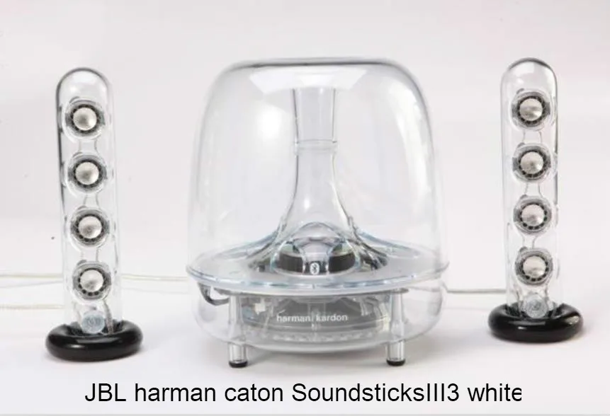 JBL harman caton SoundsticksIII3 поколения Хрустальная звуковая коробка Компьютер ТВ apple bluetooth аудио Оригинальная версия bluetooth - Цвет: white