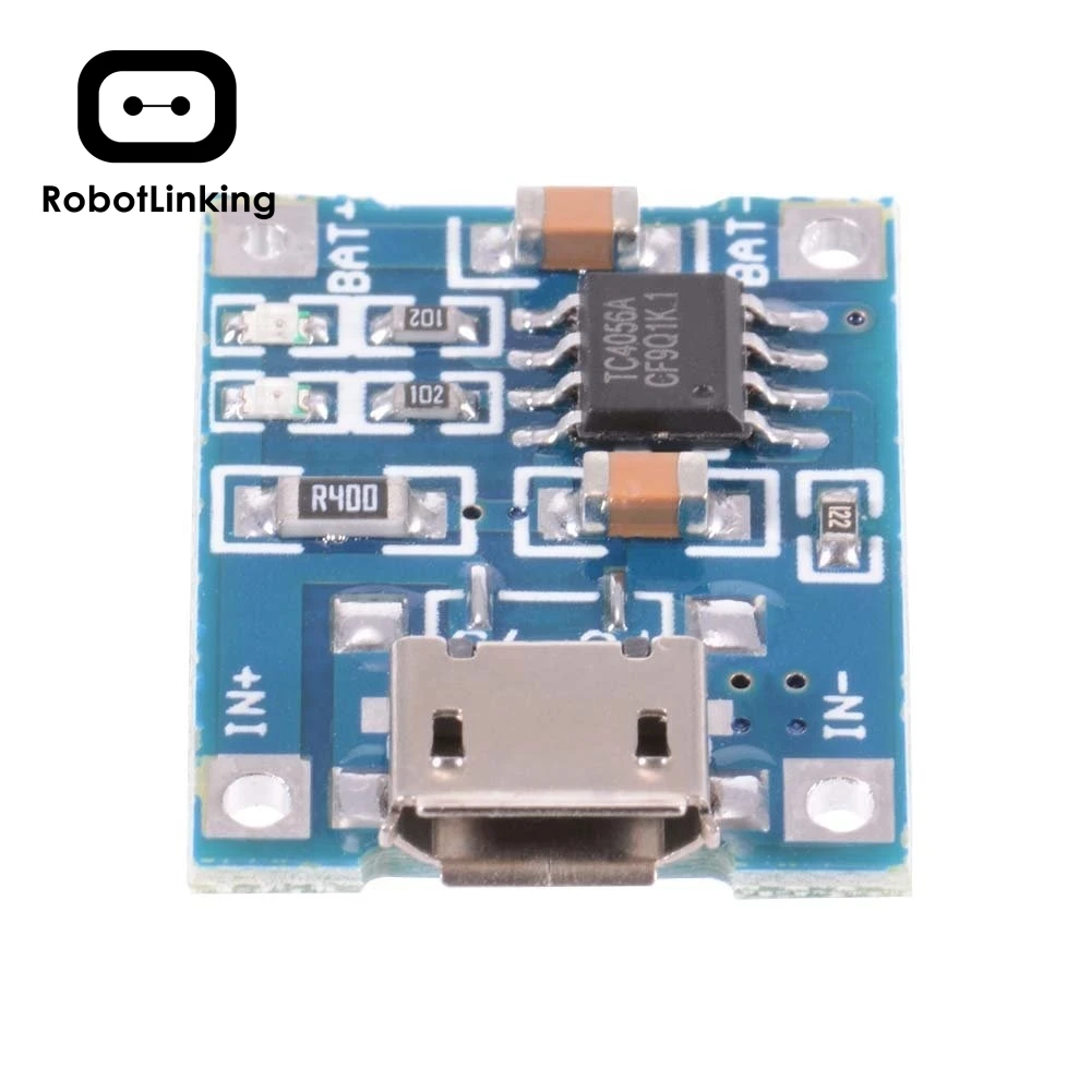 5 шт. Micro USB в 1A 18650 TP4056 модуль зарядного устройства литиевой батареи зарядная плата