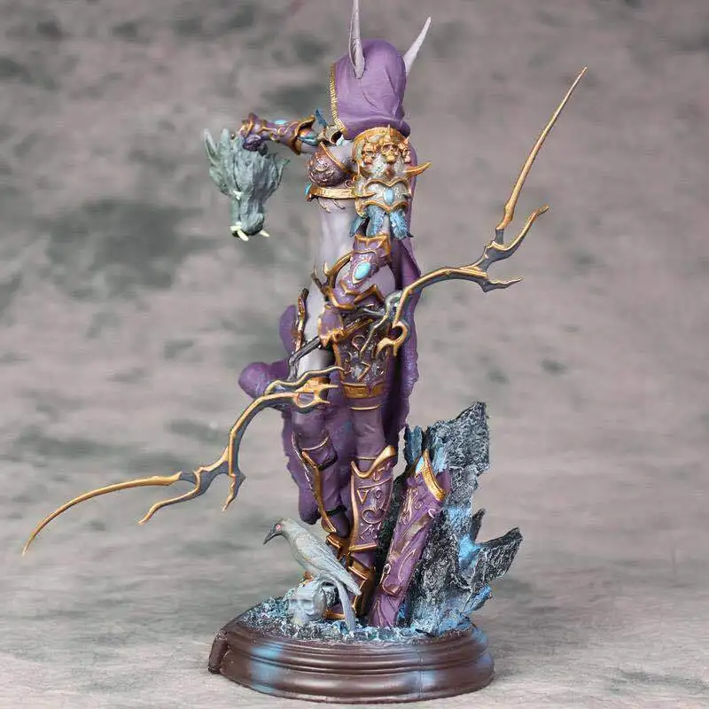 Аниме Peripheral World of Warcraft Sylvanas призрак королева статуя Гараж Комплект модель украшения