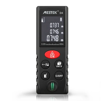 

MESTEK 40M 60m100m Laser Rangefinder Digital Laser Distance Meter Battery-Powered Laser Range Finder Tape Distance Measurer