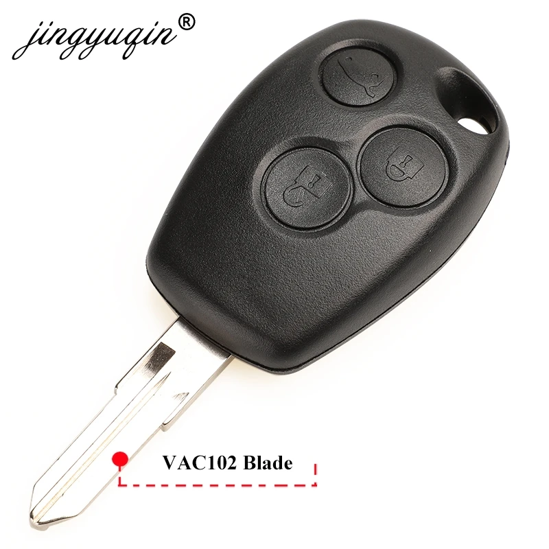 jingyuqin 원격 자동차 키 PCF7946 7947 7952E 칩 434MHz, Renault Trafic Vivaro Primastar Movano Dacia 3BT 제어 Fob 교체