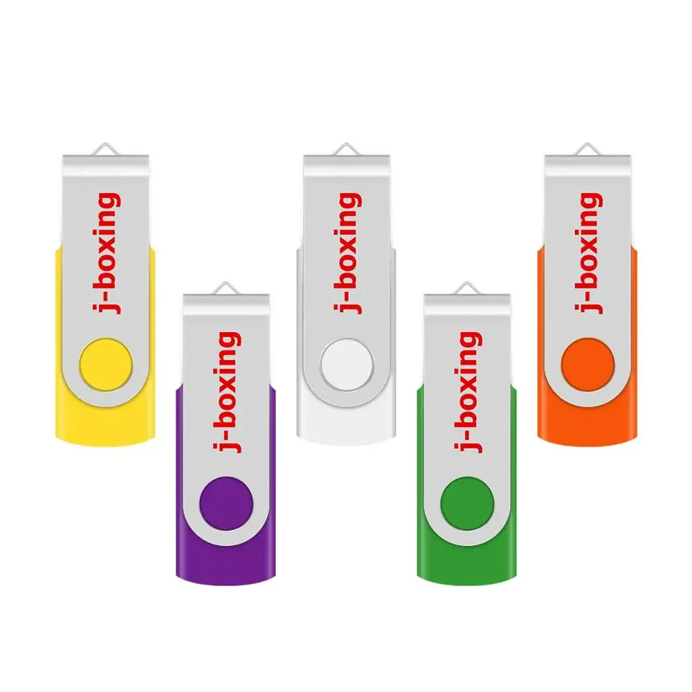 J-boxing 32 GB USB Flash Folding Pendrive Swivel Flash Drive Memory Stick Rotating Flash Disk Thumb Pen Storage for Computer Mac