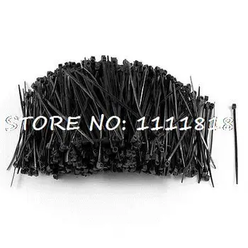 

1000 Pcs 3mmx80mm Plastic Power Cable Wire Cord Zip Ties Straps Black