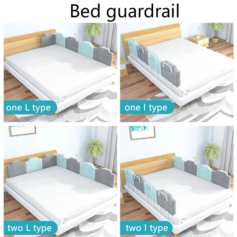 Baby Bed Bumper Fence Newborn Safety Guardrail Home Playpen on Bed