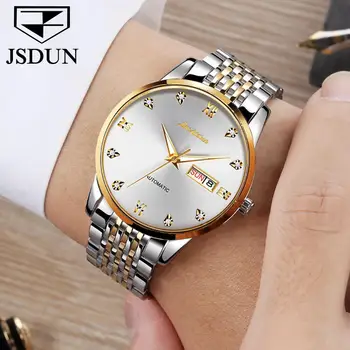 

New fashion trending waterproof full automaticity mechanical man Watch with calendar