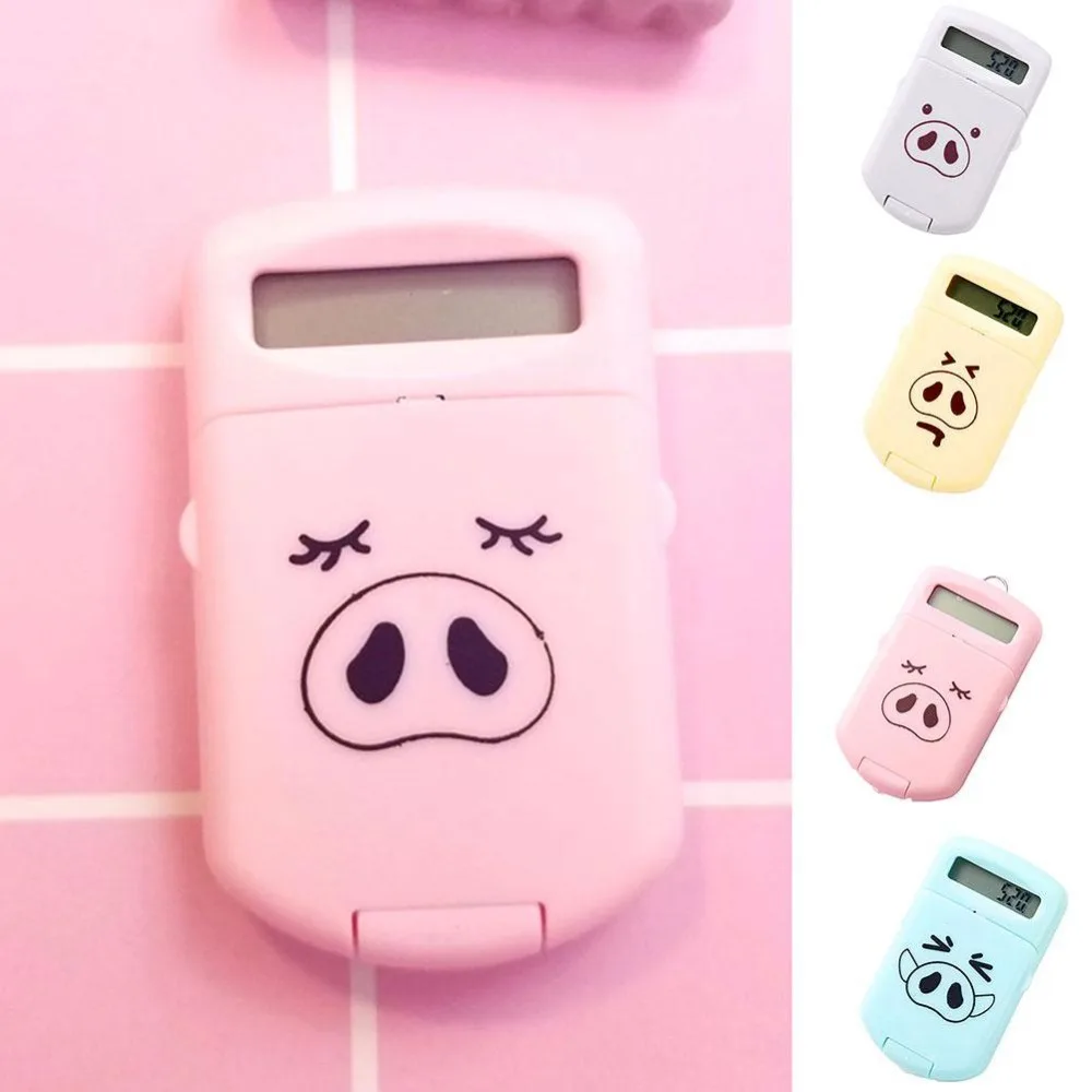 Портативный kawaii калькулятор карманный размер 8 цифр дисплей мультфильм мини ультра-тонкий Кнопка батарея милый калькулятор школьные принадлежности