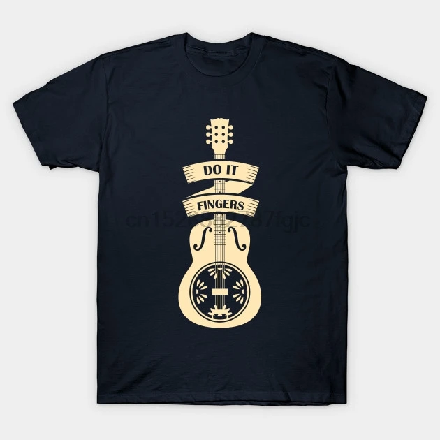 Мужская футболка Do It Fingers Guitar Artist T Shirt wo тройники топ|Футболки| |