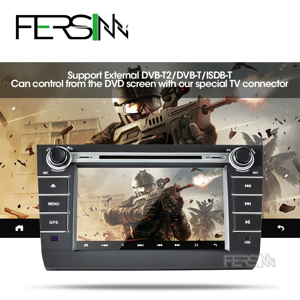 Fersinny android 9,0 автомобильный dvd для Suzuki Swift 2004 2005 2006 2007 2008 2009 2010 dvd плеер навигации