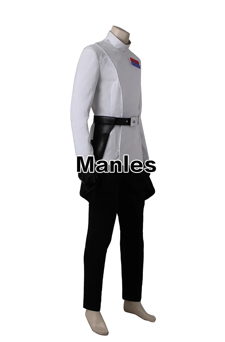 Orson Krennic костюм косплей Rogue One A Star Wars Story костюм белая униформа для взрослых мужчин наряд из фильма Хэллоуин сапоги на заказ