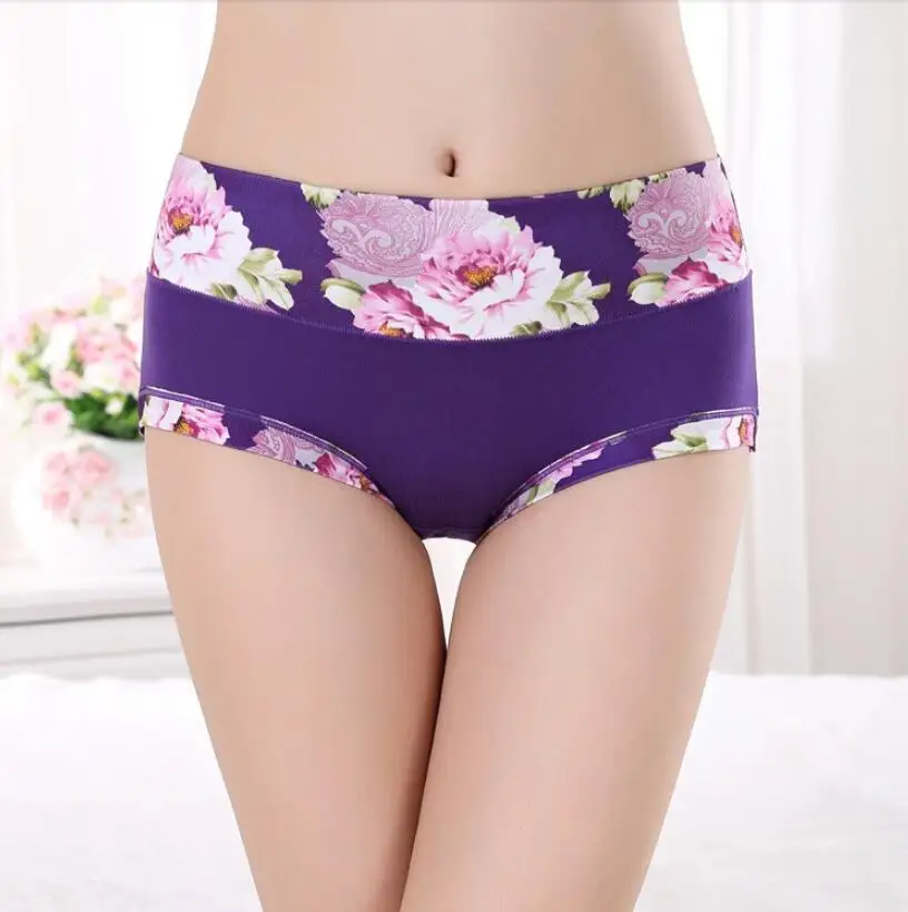 best high waisted underwear 7pcs/Lot Panties Women Underwear Sexy Lingerie Flowers Modal Women Panty Soft Comfortable Lady Briefs Everyday  2021 New ladies underwear