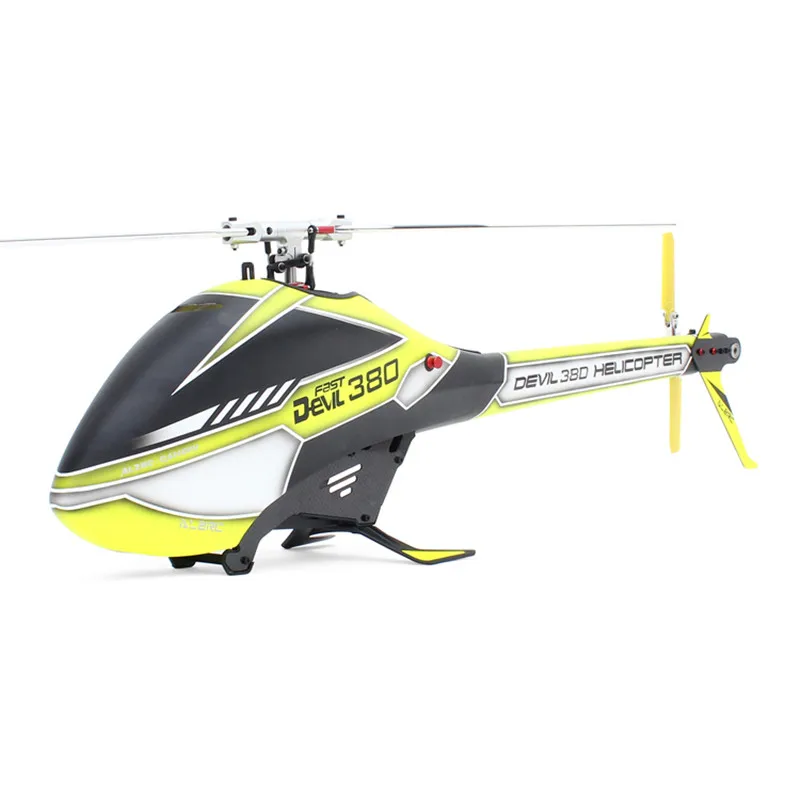 ALZRC-Devil 380 FAST FBL KIT 380 RC вертолет fit SAB 380-серебристый/черный - Цвет: Цвет: желтый