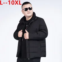 Большие размеры 10XL 12XL 8XL 6XL 5XL новые мужские зимние куртки модные шапки для отдыха короткие с хлопковой подкладкой Isoft теплые зимние куртки