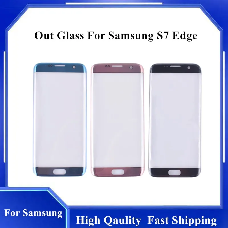 Сенсорный экран переднее стекло внешняя панель для samsung S7 G930 G930F edge G935 G935F ЖК