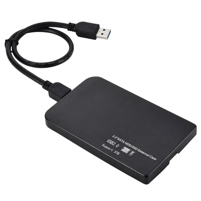 2,5 дюйма USB 3,0 Ультратонкий алюминиевый сплав прочный легкий карманный корпус твердотельного жесткого диска