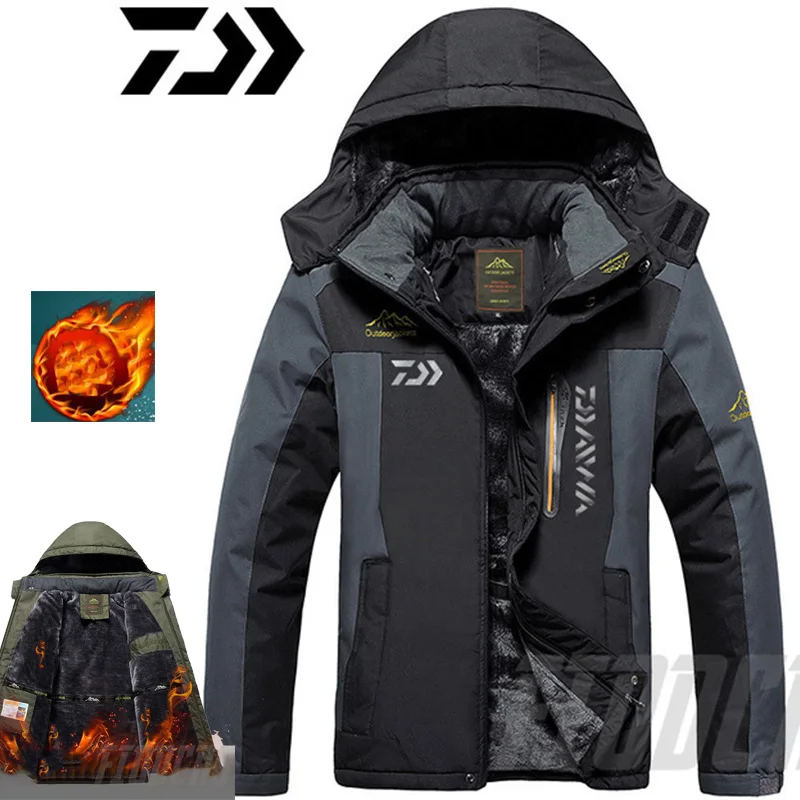 DAIWA рыболовный костюм новый наружный мужской водонепроницаемый и теплый куртка