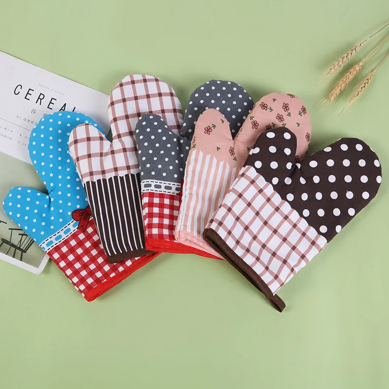

1Pc 5 Colors Hot Oven Mitts Baking Anti-Hot Gloves Pad Oven Microwave Insulation Mat Baking Kitchen Tools