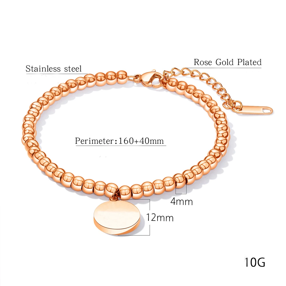 Fashion-Charm-Beaded-Bracelets-For-Women-Stainless-Steel-Female-Jewelry-Bracelets-Adjustable-With-Engraved-Round-Charm (3)