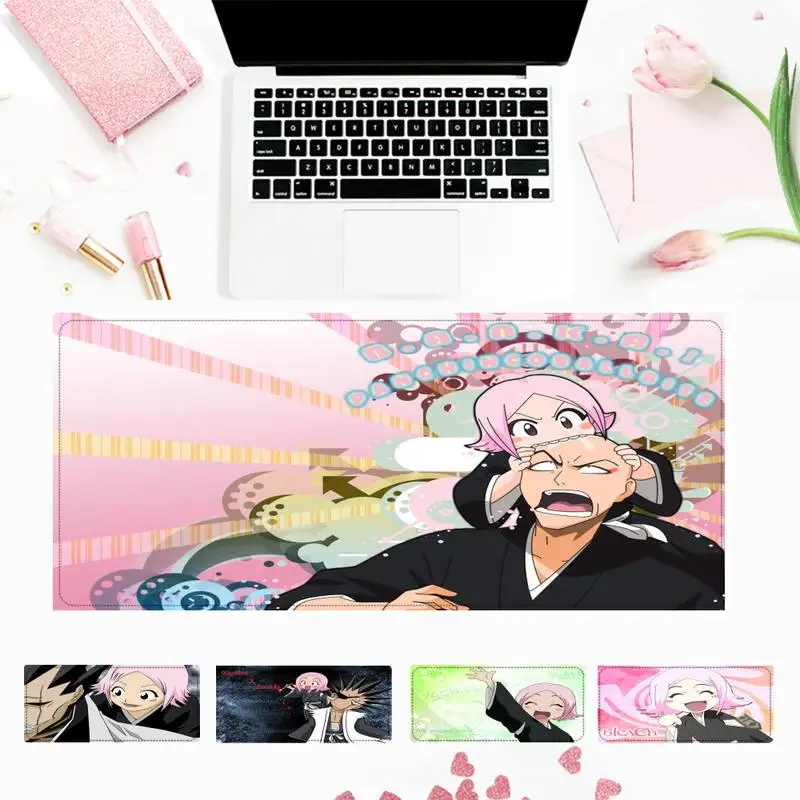High Quality Bleach Yachiru Kusajishi Mouse Pad Laptop PC Computer MausePad Desk Mat For Big Gaming Overwatch/CSGO | Компьютеры и офис