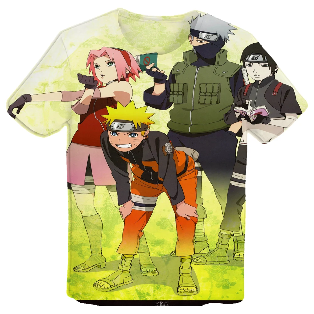 Naruto shirt10 Футболка для женщин и мужчин, Осень-зима, новинка, блузка, рубашка, Наруто, аниме, футболка, Повседневная футболка, короткий рукав, хлопковые топы, футболка для мальчиков - Цвет: Naruto shirt10