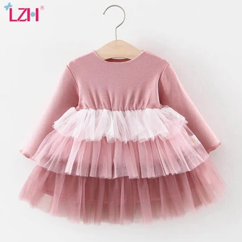 

Baby Dresses Autumn Winter Newborn Infant Baby Long Sleeve Tutu Princess Party Dresses For Baby Girls 1st Year Birthday Dress