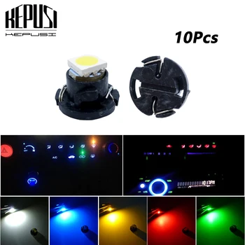 

10x T4.7 Switch Radio Climate Control Bulb Gauge Dashboard Indicator Light Neo Wedge Led Ac Panel Instrument White/Blue/red