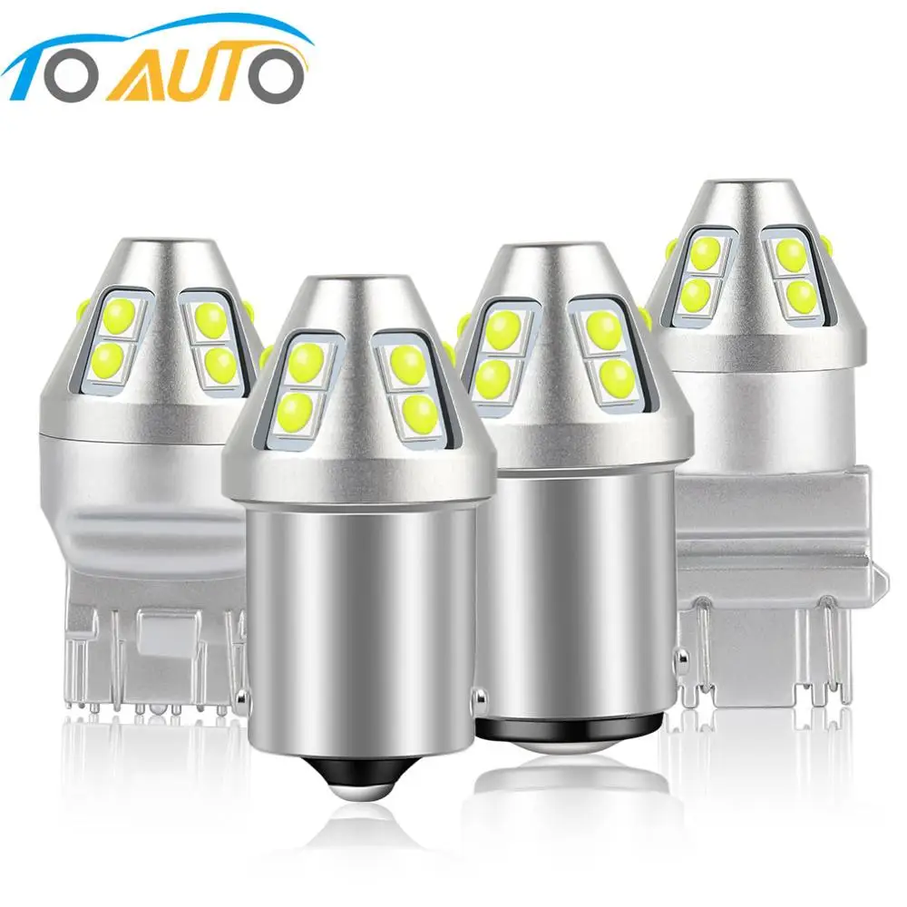 1 шт. P21W 1156 BA15S BAU15S PY21W светодиодные стоп сигналы T20 7440 7443 W21W W21/5W Автомобильная