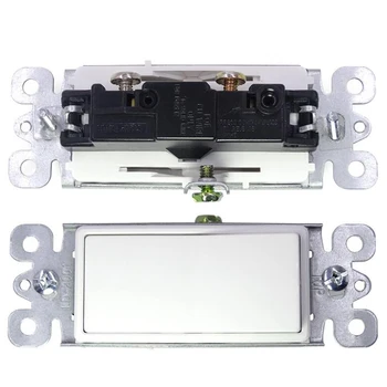 

Decorating Style 15 AMP Single Pole Quiet PADDLE Rocker Switch - Pack of 10