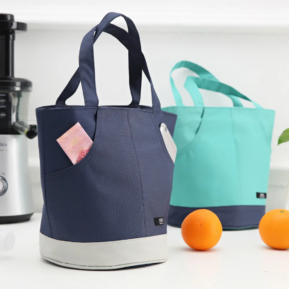 Термоизолированная сумка для обеда, сумка-тоут для женщин и мужчин, сумка-холодильник для пикника, сумка, сумка для офиса, школы, сумки для хранения еды, унисекс, Bento Box