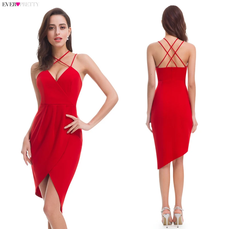Черные короткие коктейльные платья Ever Pretty A-Line с v-образным вырезом без рукавов, сексуальные кружевные вечерние платья Vestidos De Coctel